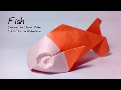 Origami Fish (Davor Vinko) - not a tutorial (showing the color-change)