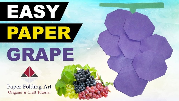 Origami Grapes-Origami Grapefruit Making Technique-Paper Folding Grape Origami-Paper Folding Art