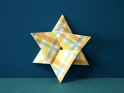 Origami"Six Star" 折り紙「六角星」折り方
