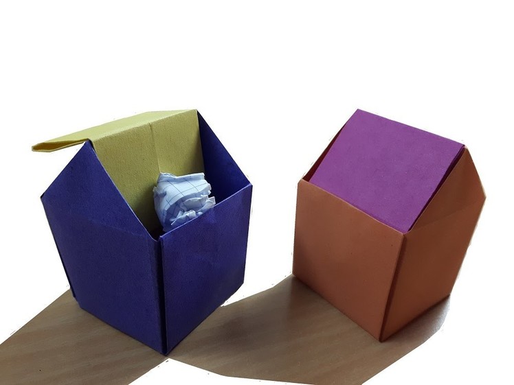 Origami Trash Bin  - Time-lapse