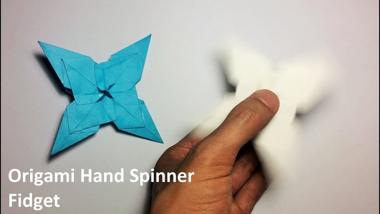 Paper Hand Spinner Fidget - Origami Hand Spinner Fidget by PaperPh2