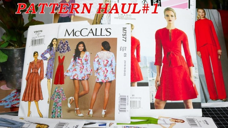Pattern Haul #1 & Mini fabric Haul