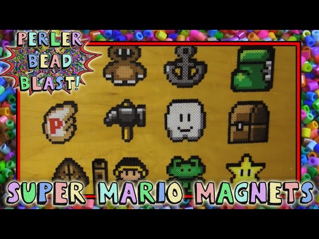 Perler Bead Blast - Super Mario Magnets
