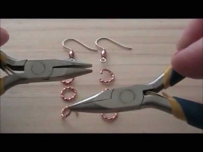 Pinx Jewelry Copper Earrings Tutorial