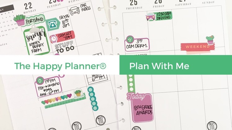 Plan with Me: May 22-28, 2017 {Classic Happy Planner® Style!}