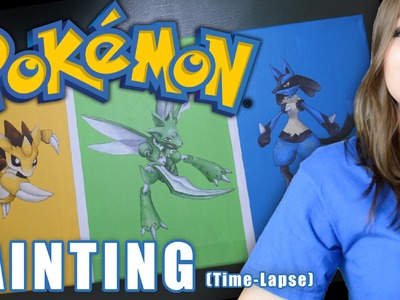 Pokemon Painting (Time Lapse).Anniversary Gift