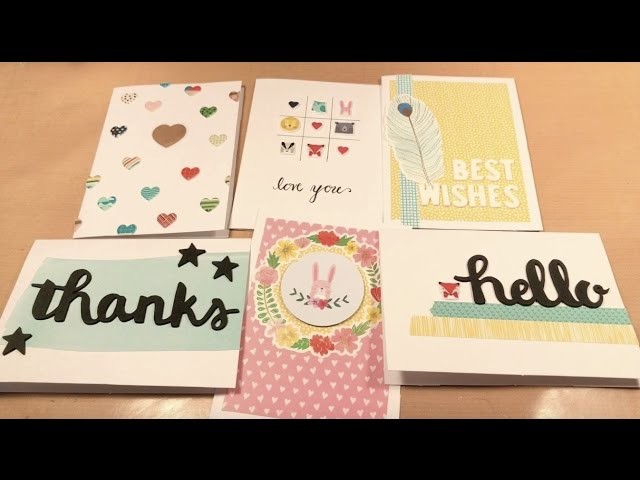 Quick & Easy Cards Using Shimelle's Little by Little Collection