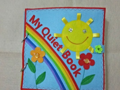 Quiet book for kid - Skill practice book 11.felt book. busy book