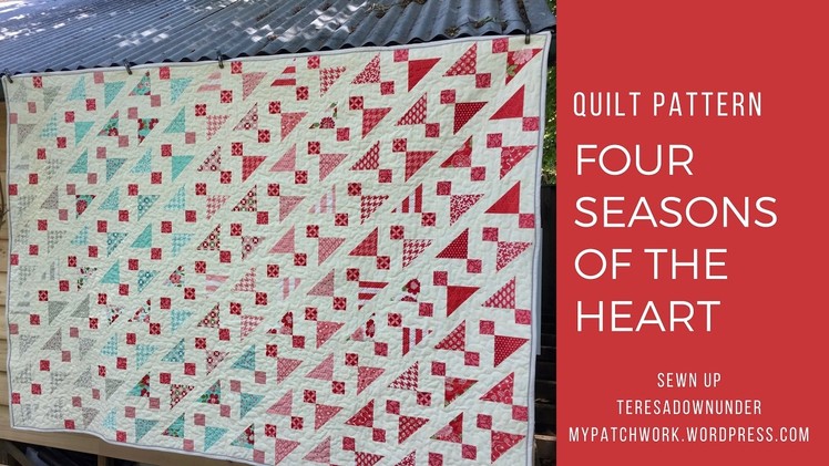 Quilt pattern: Four seasons of the heart - one pattern, four quilts (4 sizes)