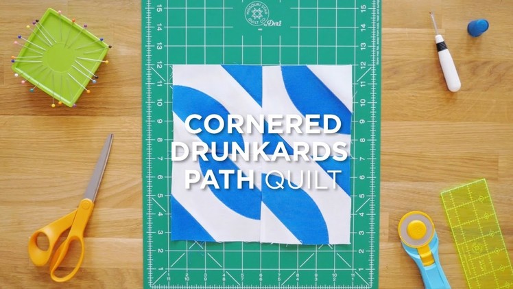 Quilt Snips Mini Tutorial - Cornered Drunkard's Path