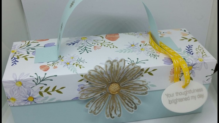 Reinforced Self Closing Gift Box Using Daisy Delight NEW PRODUCTS!