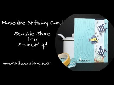 Seaside Shore Window Birthday Card