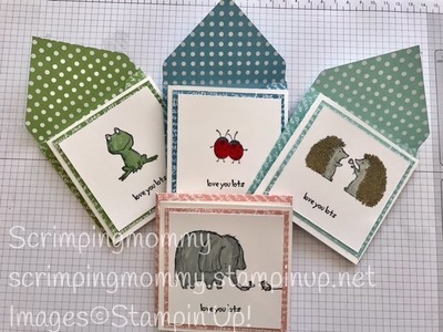 Simple fun notecards in minutes Stampin' Up! products