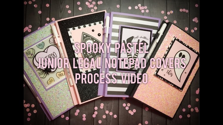 ???? Spooky Pastel Junior Legal Notepad Covers Process Video ????