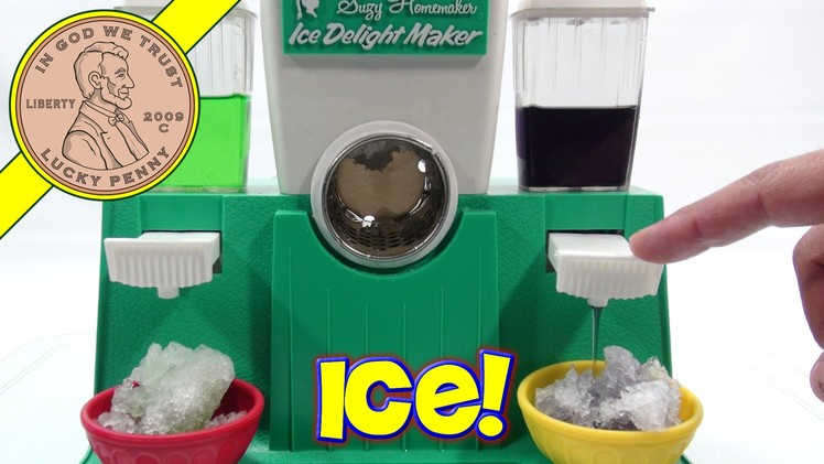Suzy Homemaker Ice Delight Maker, I Make Snow Cones!