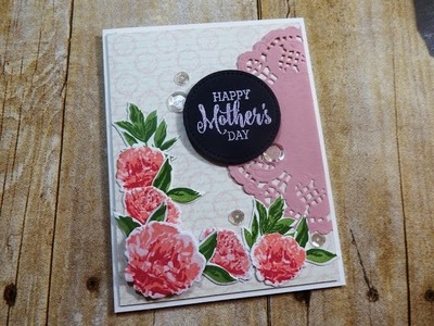 Theme for May 2017 Mail Call | Mother's Day or Graduation | Taylored Expressions Peonies