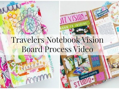 Travelers Notebook Vision Board Process Video