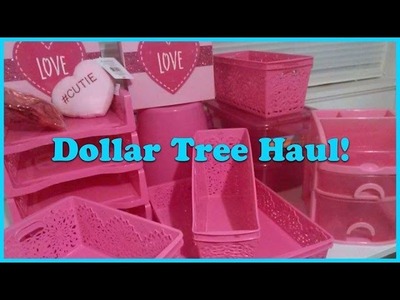 ????Very Pink Dollar Tree, Walmart, Junk Store Haul Ideas For Organizing Your Craft Room On A Budget????