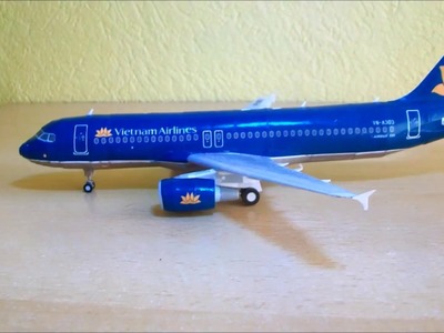 Vietnam Airlines - Airbus A320 Papercraft 1:120