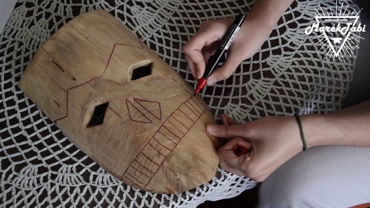 Wooden Mask from one piece of wood