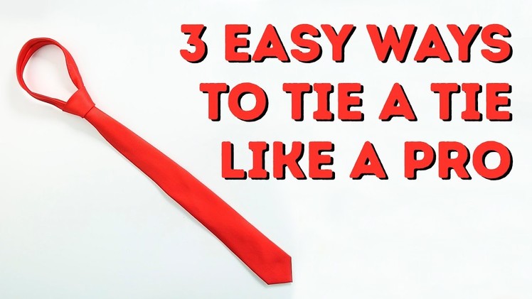 3 easy ways to tie a tie like a PRO! l 5-MINUTE CRAFTS
