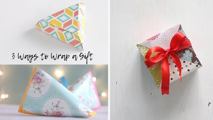 3 Ways to Wrap a Gift