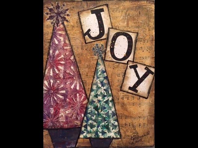 Art Journal Page Tutorial " Joy"
