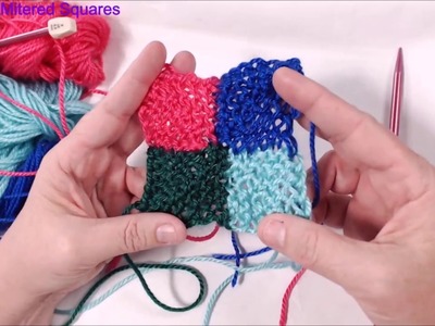 Attaching Mitered Squares as You Knit