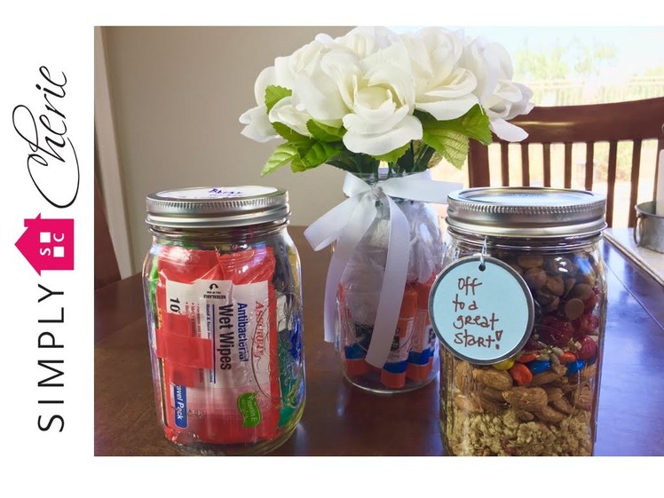 Back to School: 3 Simple Teacher Gift Ideas in Mason Jars {Ep. 3 of 4}