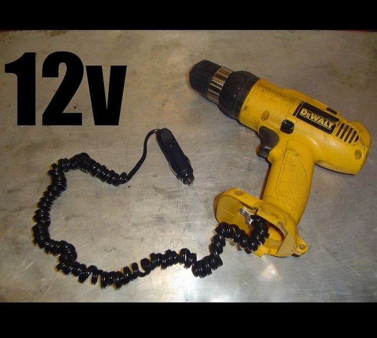 Converting a Drill to Automotive 12v