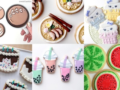 CUTE COOKIE FOOD! My Favorite Cookie Decorating Videos - Compilation by SweetAmbs