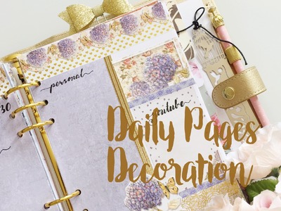 Daily Pages Decoration | May 2016 | Decorate with Me | Kikki.K Planner