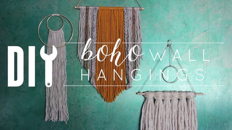 DIY Boho Wall Hangings