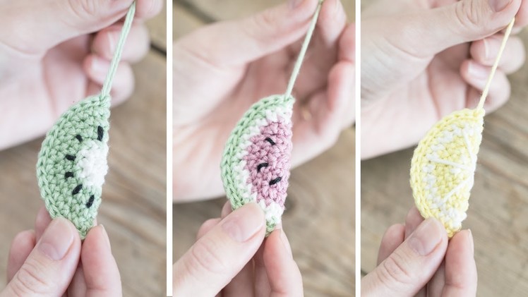 DIY : Instructions for crocheted fruits by Søstrene Grene