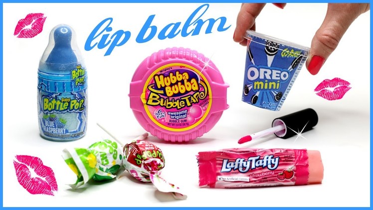 DIY Lip Balm! How To Make 5 Miniature Candy, Oreo & Bubblegum Lip Gloss DIYs! {Easy} Makeup Projects