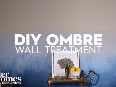 DIY Ombre Wall Treatment