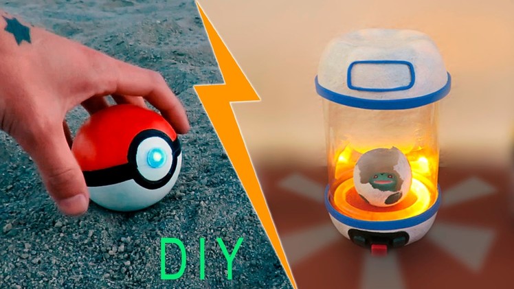 DIY POKEMON GO GEN 2 - POKEBALL -  EGG INCUBATOR