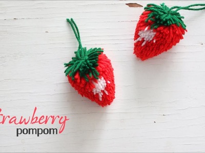 DIY: Strawberry PomPom