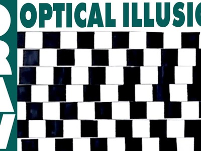 Draw the amazing "Bathroom Tiles" Optical illusion