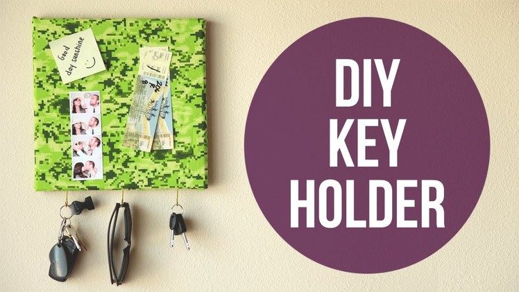 Easy DIY Wall Key Holder | cathydiep