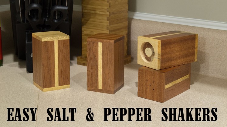 Easy Gift Project: Salt And Pepper Shakers - 215