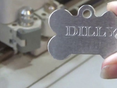 Engraving with Cricut: Dog Tags for my Grand Dogs