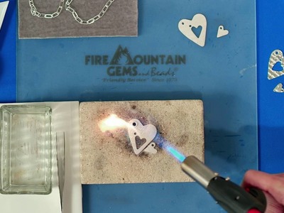 Firing Metal Clay With A Butane Torch