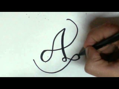 Font styles - A letter (easy)