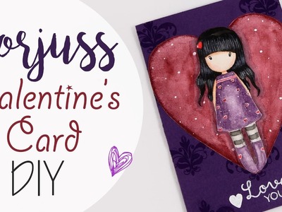 Gorjuss Speedpaint Valentine's Card - Card d'auguri Gorjuss