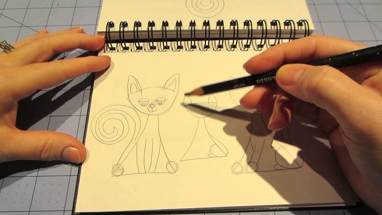 How to draw a simple Cat