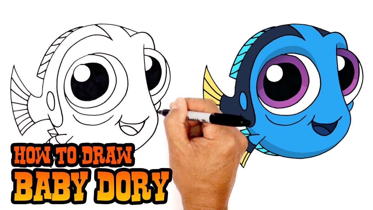 How,to,Draw,Baby,Dory,Finding,Dory,How,to,Draw,Baby,Dory,from,Finding...