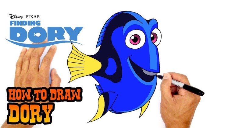 How to Draw Dory | Finding Dory