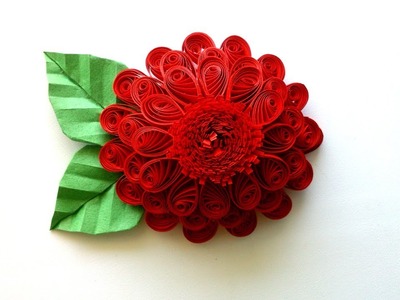 How to make a 3D Quilling Flower - Creative Paper.
