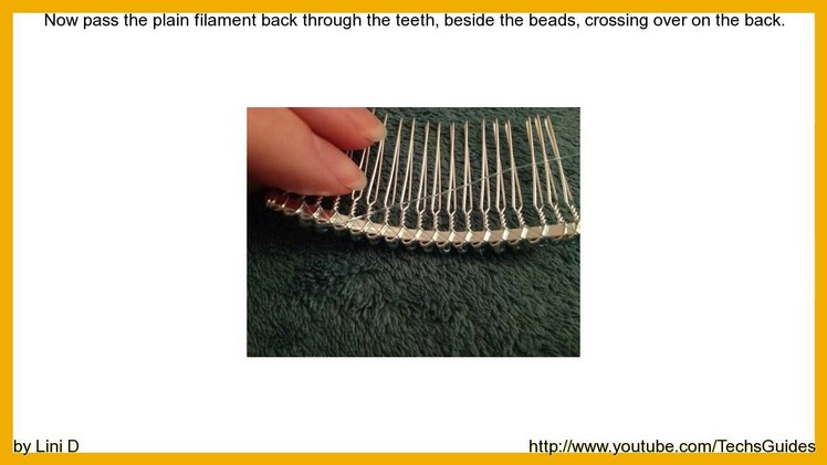 How to Make a Beaded Hair Comb